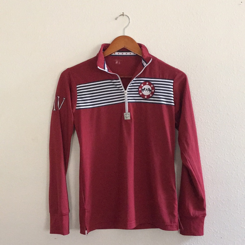 Equine couture half zip sunshirt